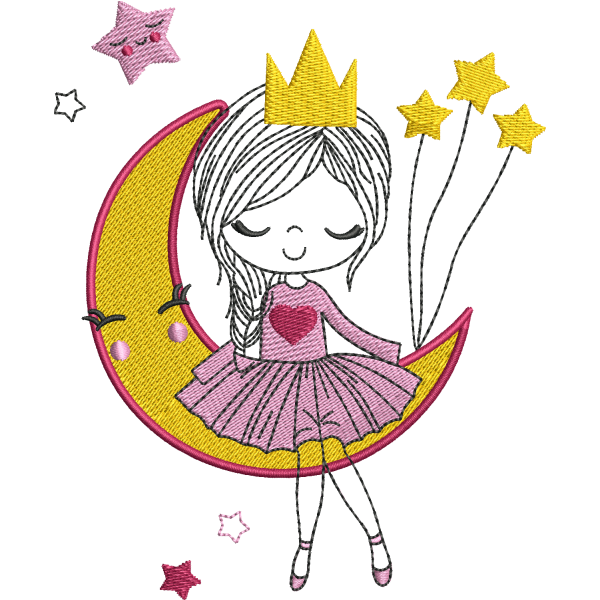 Cute Cartoon Princess Design