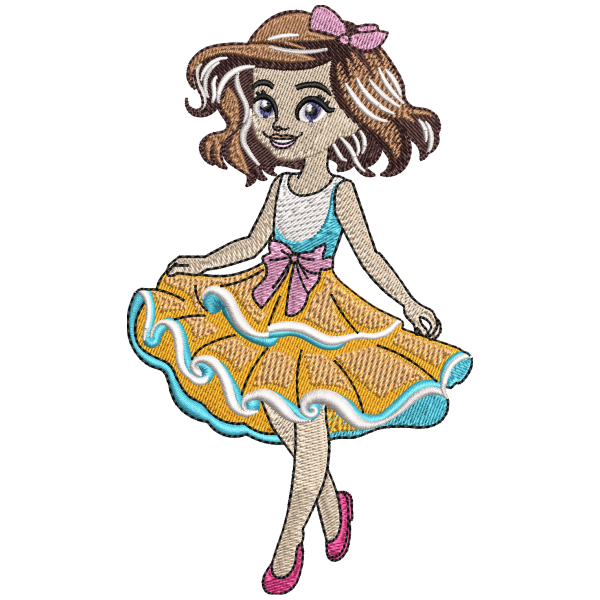 Dancing Girl Design