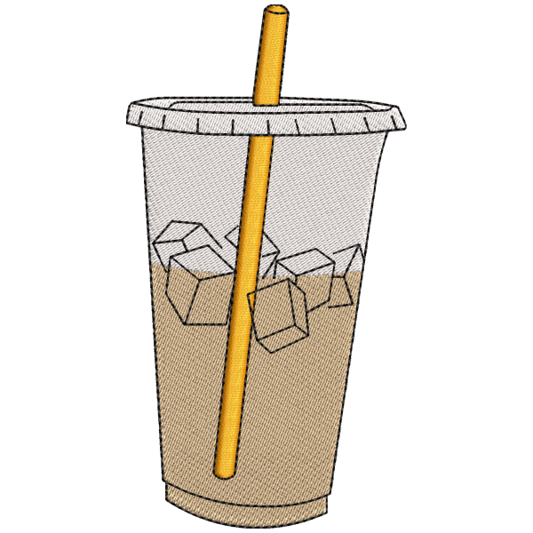 Iced Coffee Cup Design