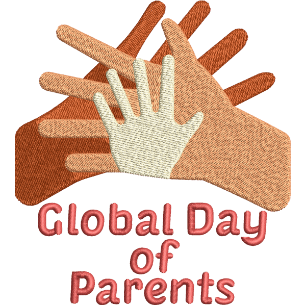 Parents Day Embroidery Design