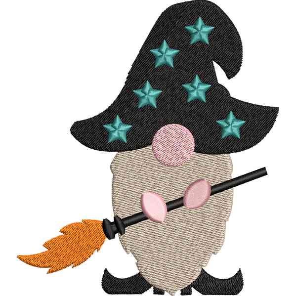 Gnome Broomstick Design
