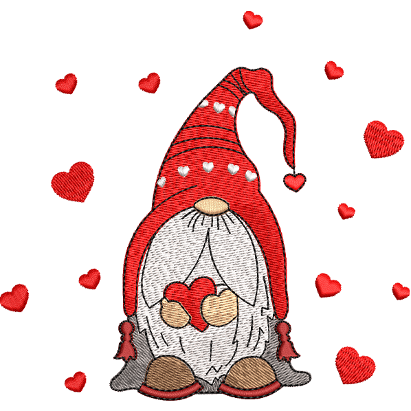 gnome heart design