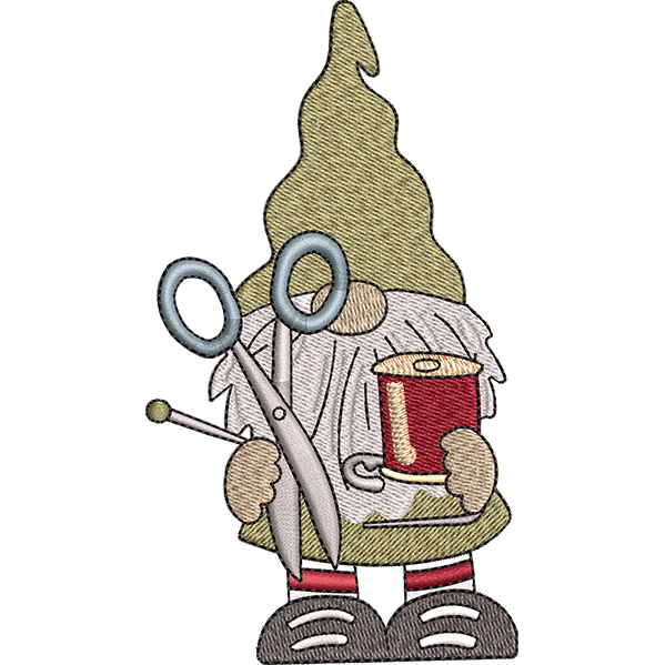 Gnome Sewing Design
