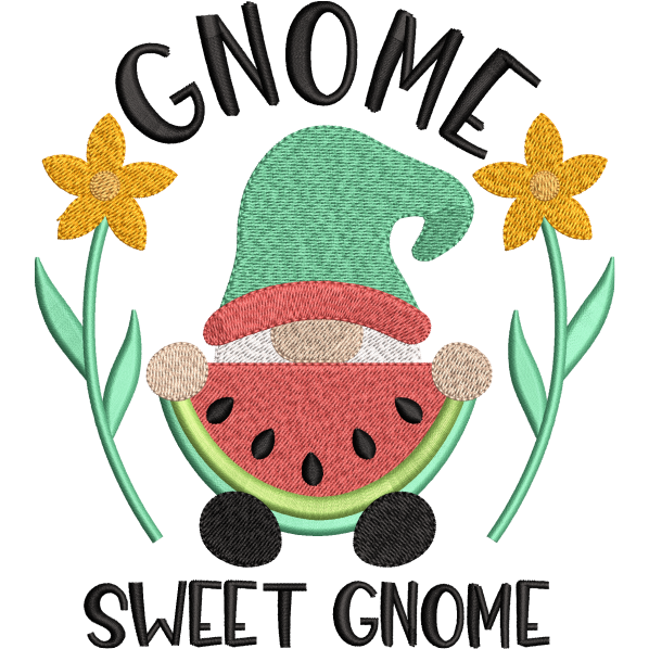Gnome With Watermelon