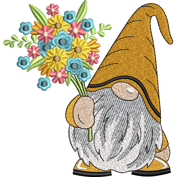Gnome Flower Design