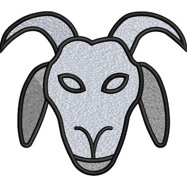 Goat Face Design