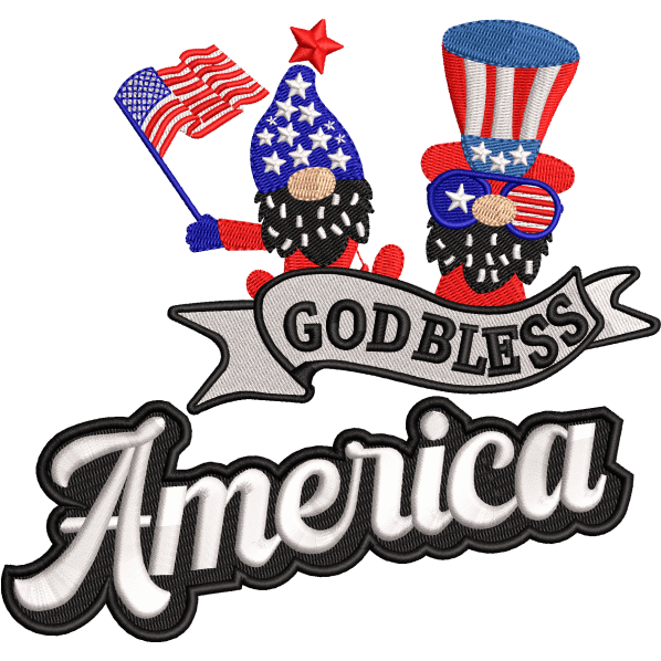 God Bless America Design
