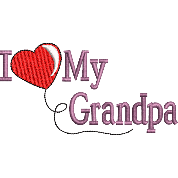 I Love Grandpa Design