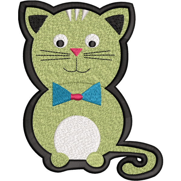 cat with bow tie