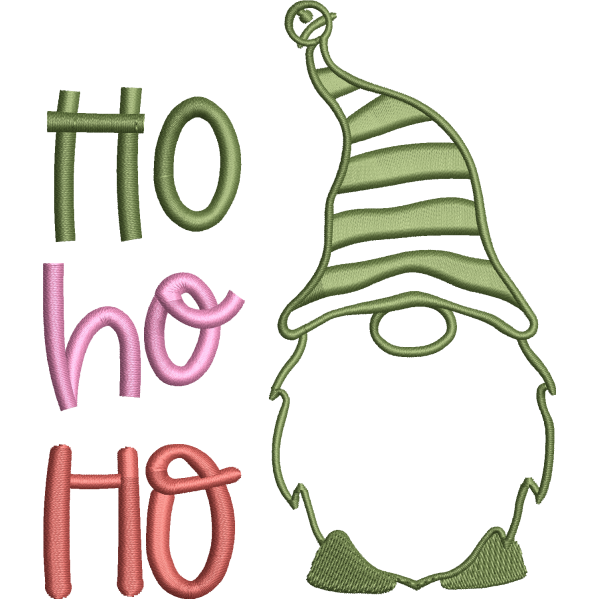 Gnome Ho Ho Ho Design