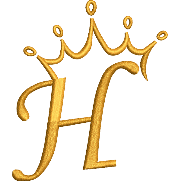 Crown Letter H Design