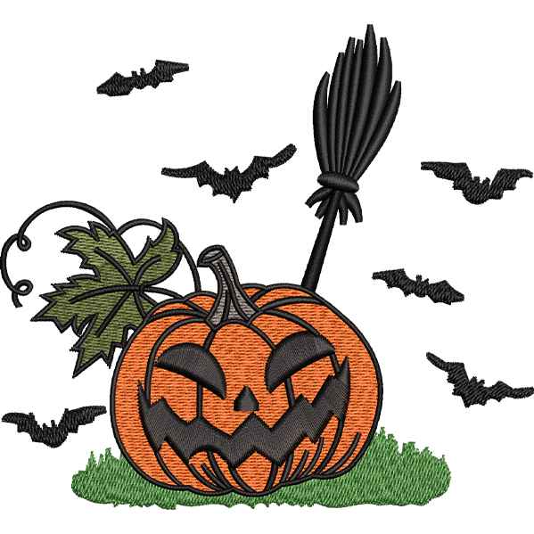 Angry Pumpkin Halloween Design