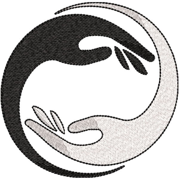 Black White Hands Design
