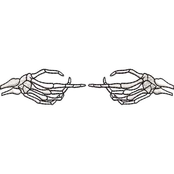 Skull Hand Design
