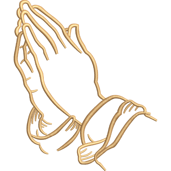 palm embroidery design