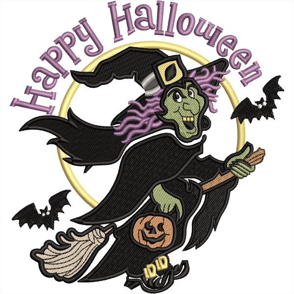 halloween embroidery design