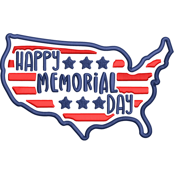 Happy Memorial Day Flag