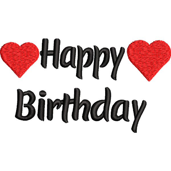 Birthday Hearts Design