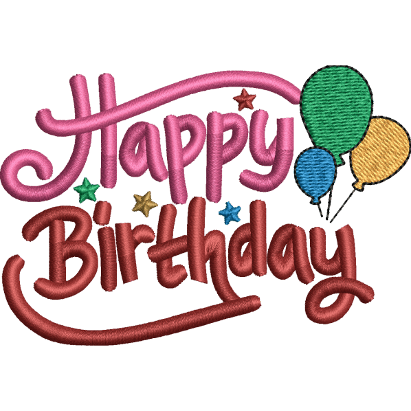 Birthday Text Design