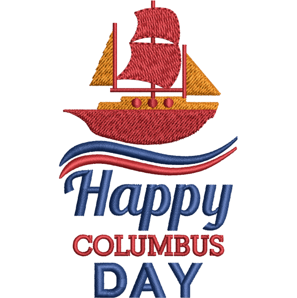 Happy Columbus Day Design