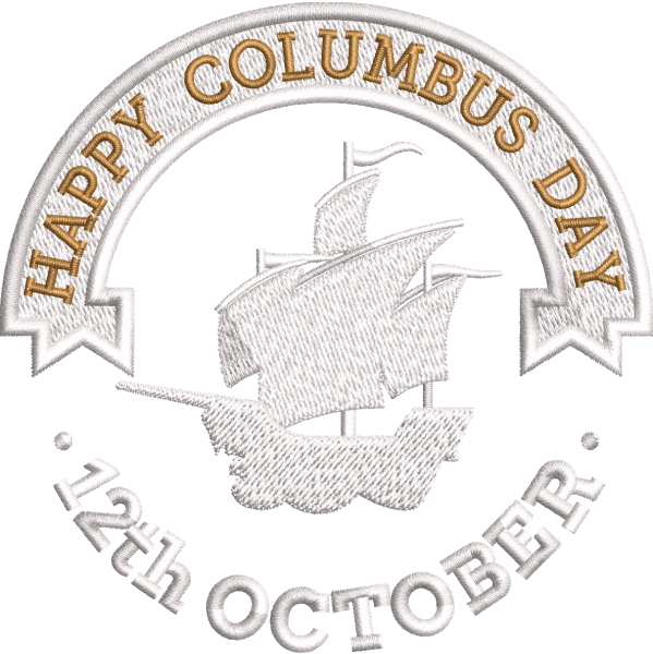 12th October Columbus Day Design