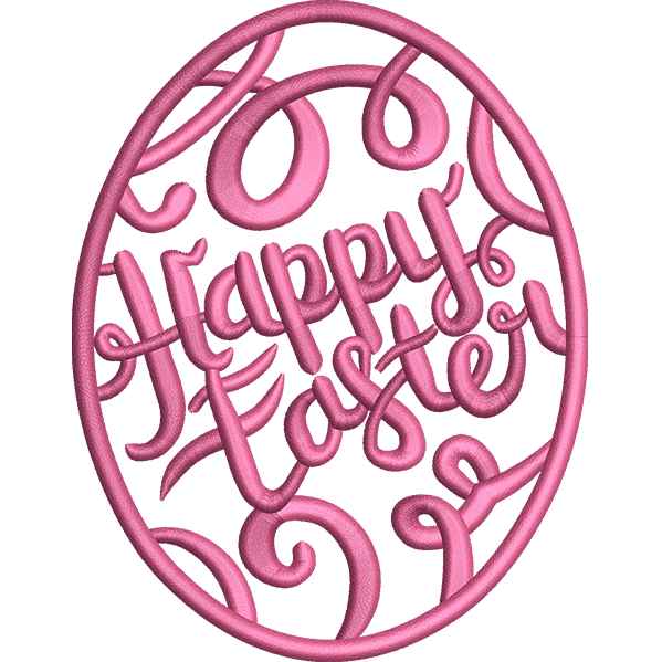 Pink Easter Egg Design