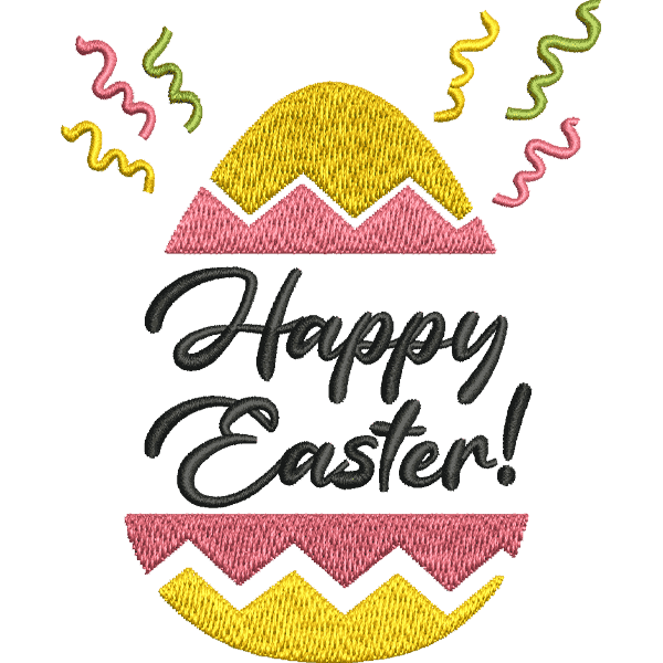 Easter Yellow Egg Design