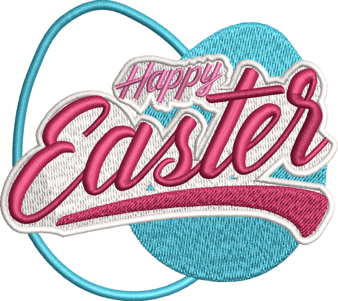 Happy Easter Pink Design
