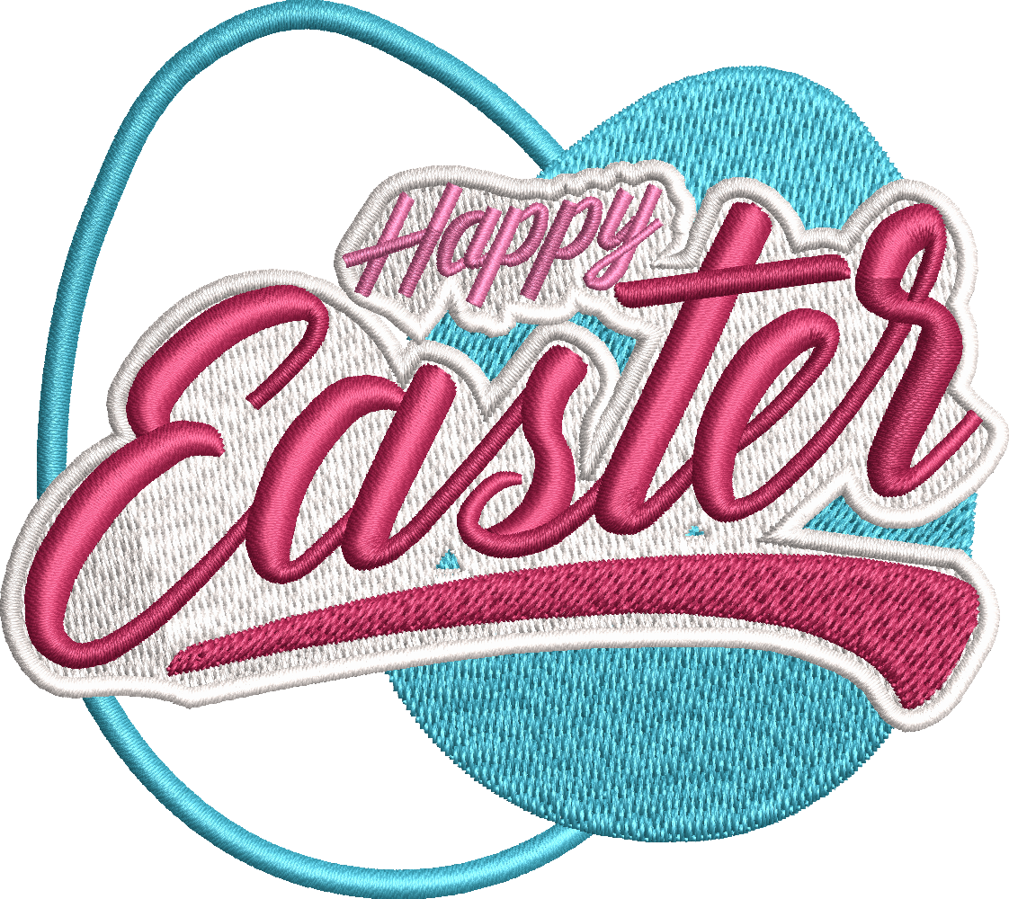 Happy Easter Pink Design