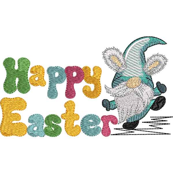 Gnome Easter Design