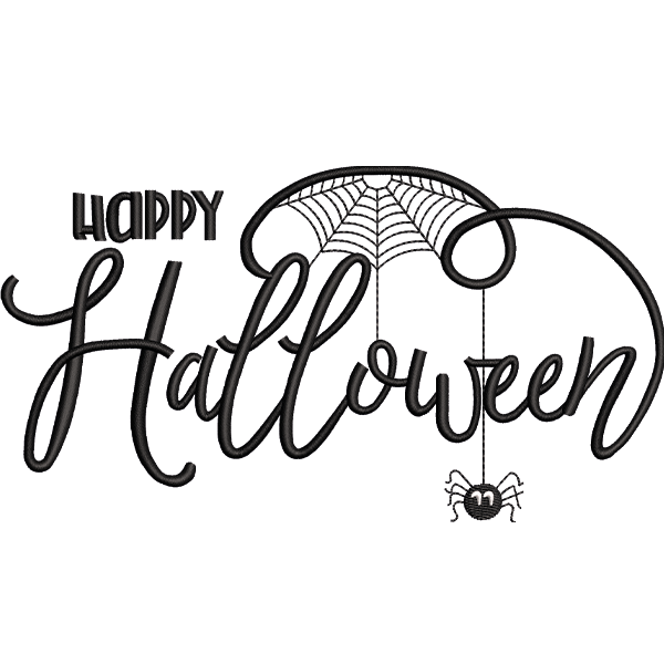 Latest Halloween Embroidery Design