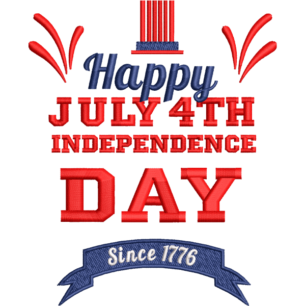 4th July Independence Day Design
