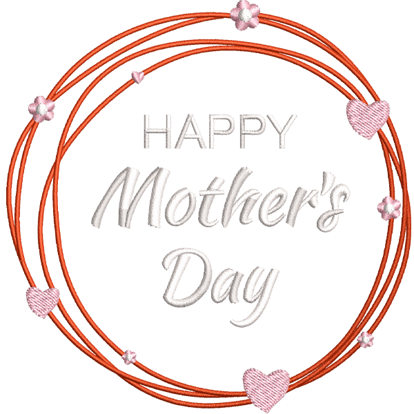 Pretty Mothers Day Text Design