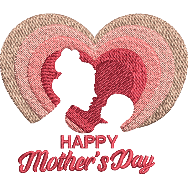 Mothers Day With Broken Heart Design