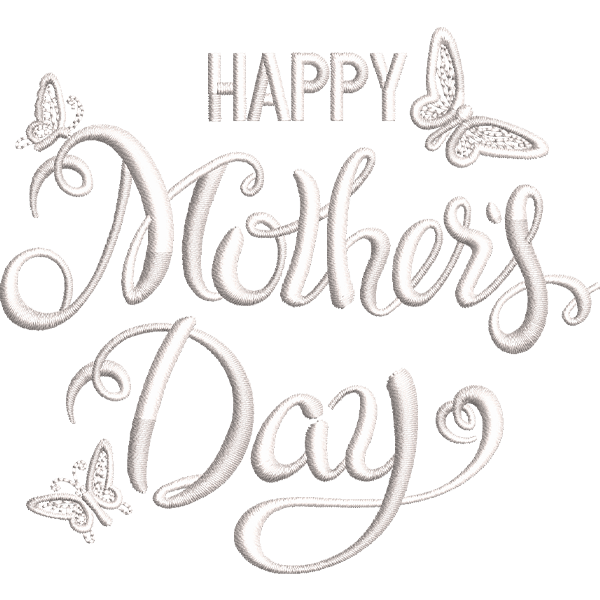 Mothers Day With Butterfly Design