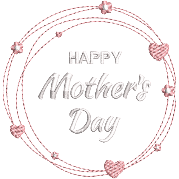 Mothers Day Heart Frame Design