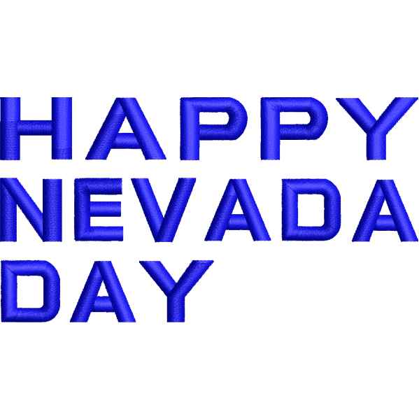 Blue Nevada Day Design