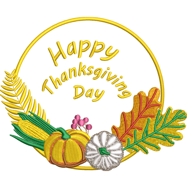 Thanks Giving Flowery Design