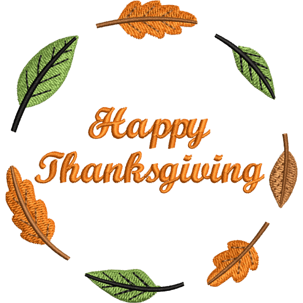 Colorful Thanks Giving Design