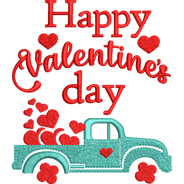 Happy Valentines Text Design