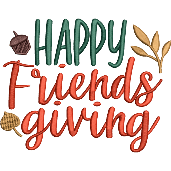 Happy Friends Giving Design
