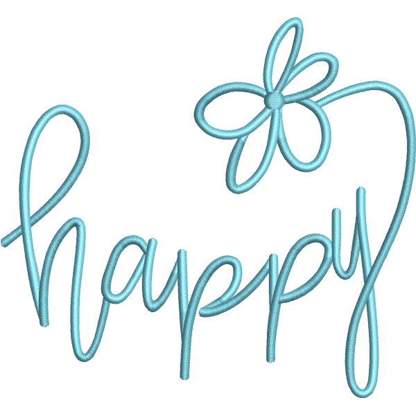 Happy With Flower Design
