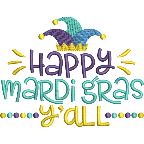Happy Mardi Gras Design