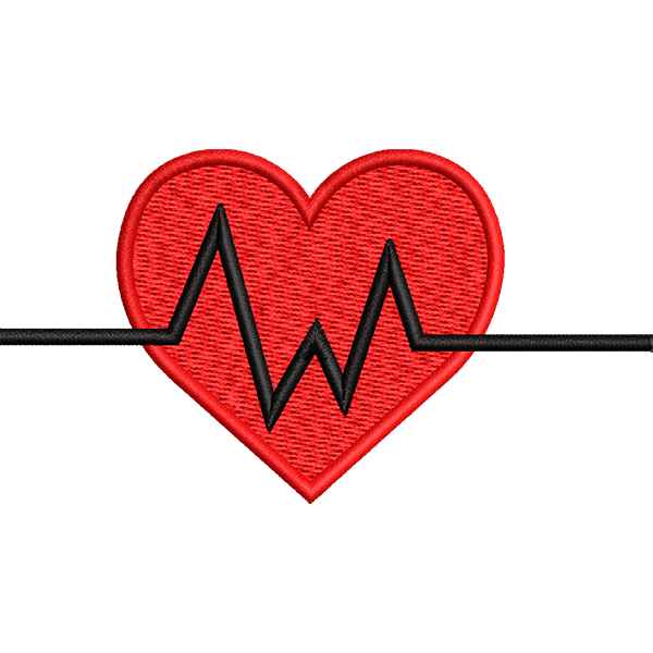 Heart with lifeline