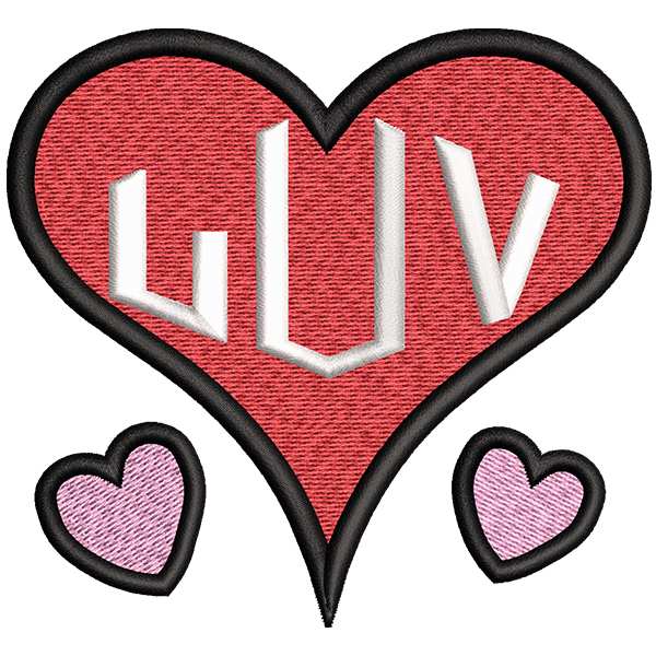 Love Drawn Hearts Design