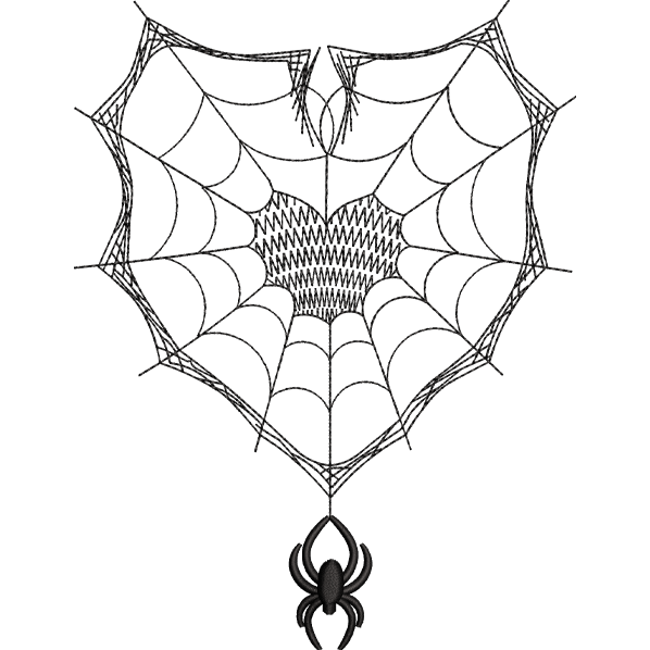 Heart Spider Design