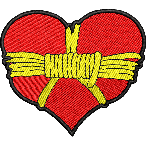 Heart In Rope Design