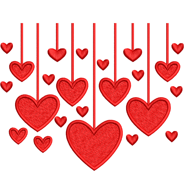Hanging Hearts Design