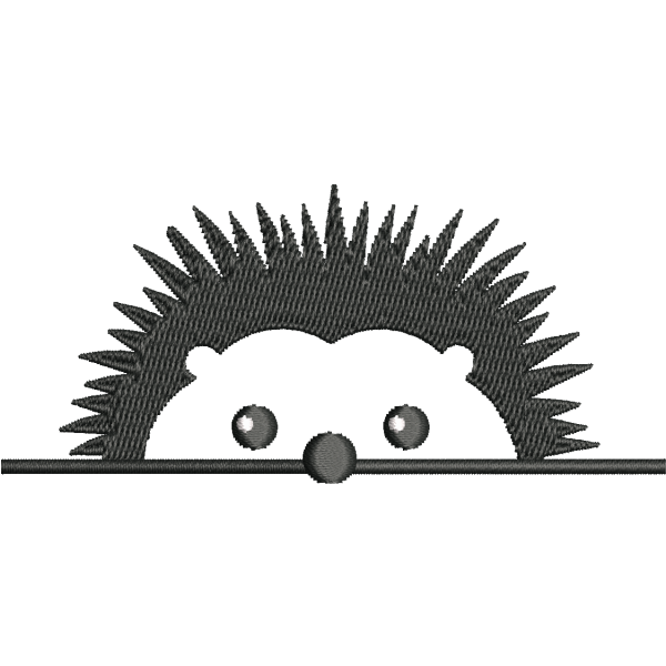 Peekaboo Hedgehog Design