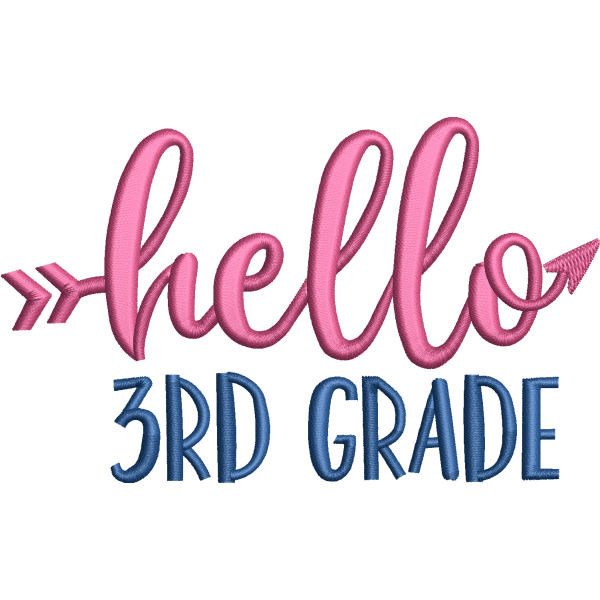 Hello 3rd Grade Design